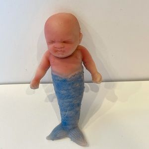 Mini mermaid silicone baby